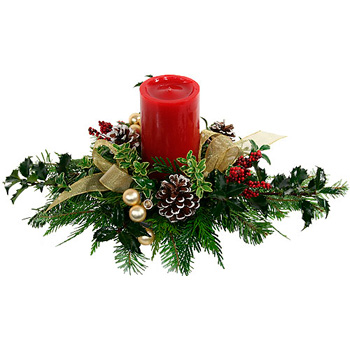 Pillar Candle Centerpiece